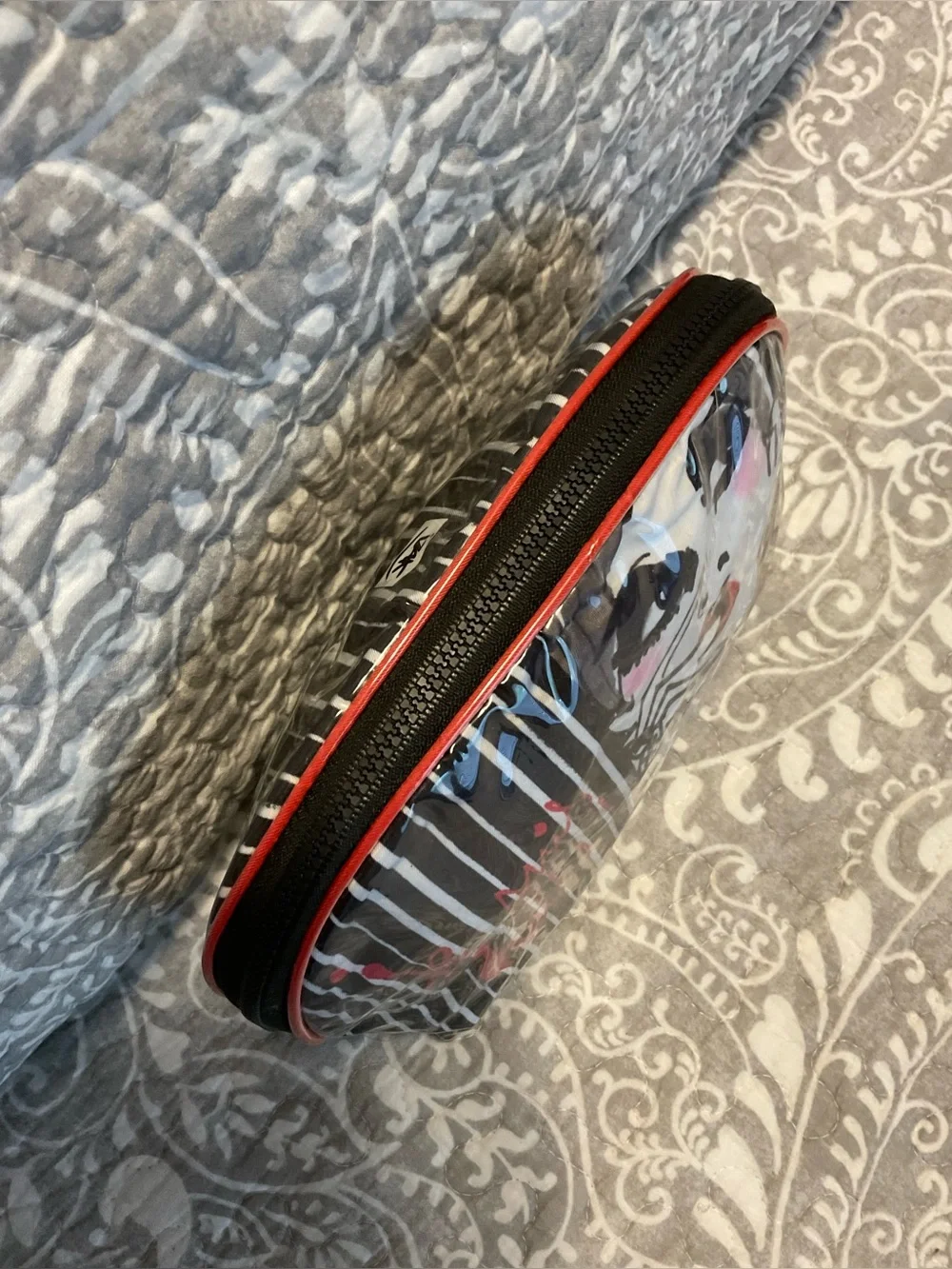 Izak Zenou Plastic Coated Zippered Bag - “Je Suis Belle” / I am Beautiful